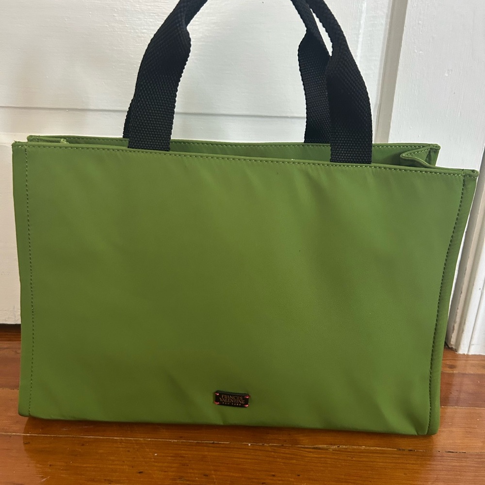 Frances Valentine Green Tote Bag